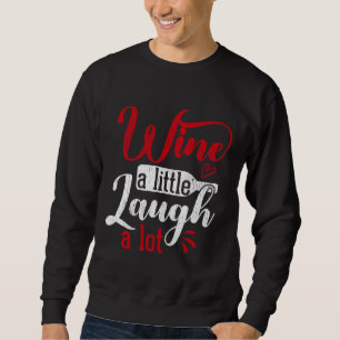 Moletom Vinho Rindo Um Pouco De Vinho
