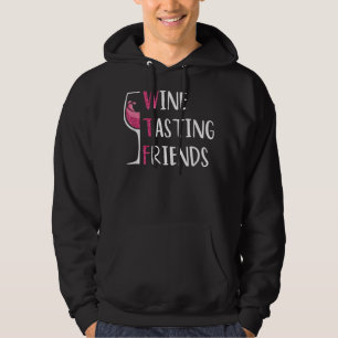 Moletom Vinho Vermelho Amigos Óculos de Bebendo WTF Provan