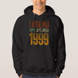 Moletom Vintage 1999 Aniversário Legenda do Nascer de sete