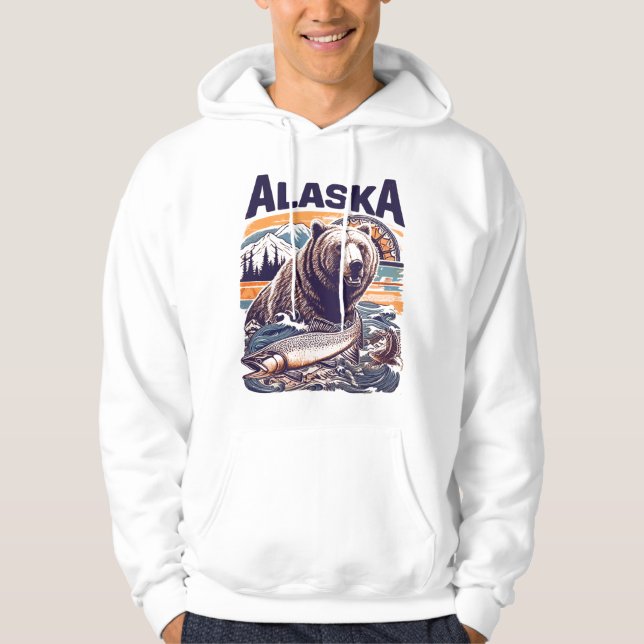Moletom Vintage Alaska Nature (Frente)