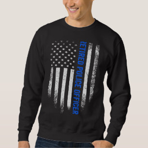 Moletom Vintage American Flag, Policial aposentado, Engraç