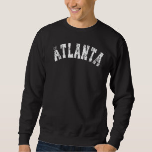 Moletom Vintage Atlanta Georgia Retro Distante Roupa