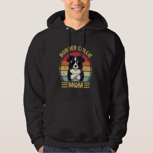 Moletom Vintage Border Collie Mamãe Cachorro Cachorro Meni