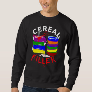 Moletom Vintage Cereal Killer Comida Pun Cereal Caixa Hall