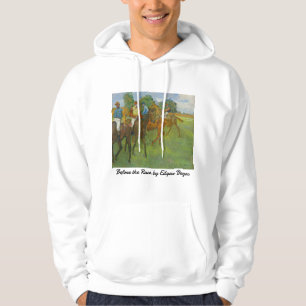 Moletom Vintage Edgar Degas Antes da Corrida Arte Equina