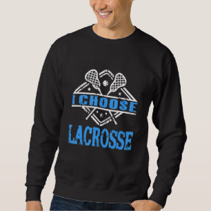 Moletom Vintage Escolho Lacrosse Incrível Presente