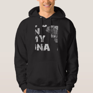 Moletom Vintage Está No Meu DNA Mapa Esboço da Armênia Arm