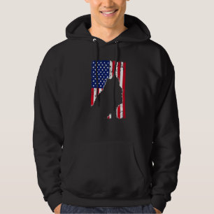 Moletom Vintage Flag American Eskimo Dog Dad Mom Puppy Pat