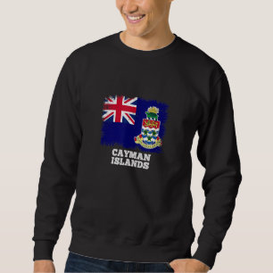 Moletom Vintage Flag Cayman Islands Retro Flag Caymanian