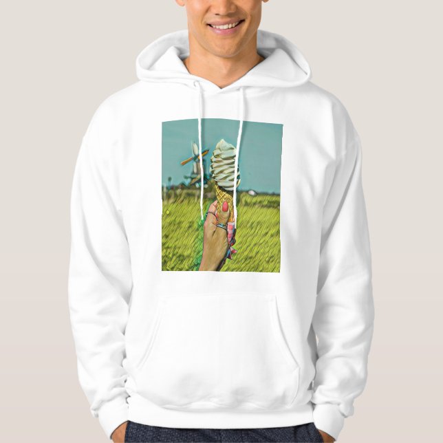 Moletom Vintage ice cream artwork (Frente)