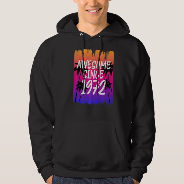Moletom Vintage Incrível Desde 1972 Retro (Frente)