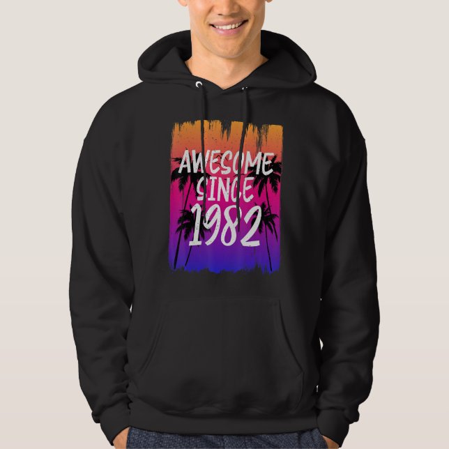 Moletom Vintage Incrível Desde 1982 Retro (Frente)