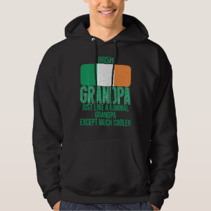 Moletom Vintage Irish Grandpa Ireland Flag For Padre S Da