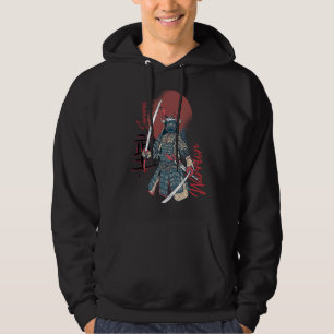 Moletom Vintage Japonês Samurai Bushido Warrior segurando