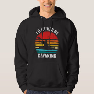Moletom Vintage Kayaking Sunset Paddling