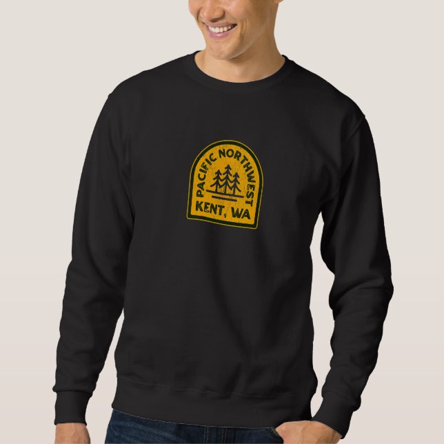 Moletom Vintage Kent Washington PNW Pacífico Noroeste   (Frente)