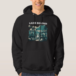 Moletom Vintage Lake Bound Camping Campfire Graphic