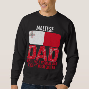 Moletom Vintage maltês Pai Malta Flag Design para Padre