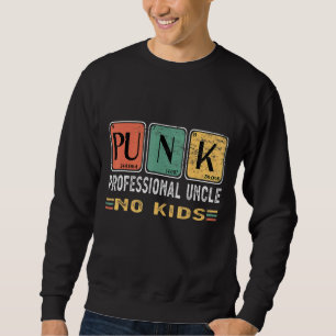 Moletom Vintage Mens Punk Profissional Tio Sem Crianças