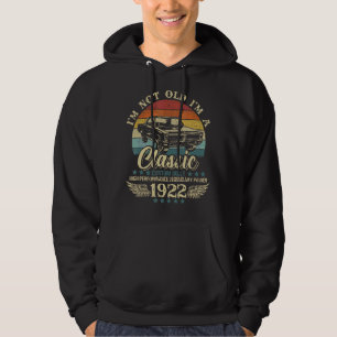 Moletom Vintage Não sou Velho Sou Clássico de Gráfico de C