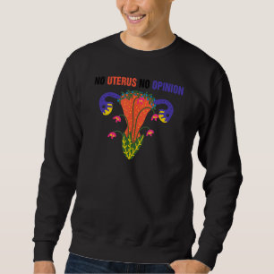 Moletom Vintage No Uterus No Opinion Feminist Pro Choice 1