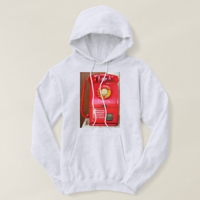 Moletom Vintage Nostalgic Old Classic Retro Telephone (Frente do Design)