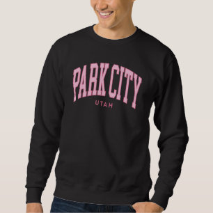 Moletom Vintage Park City Utah Retro Pink Retro Pré-Pppy T