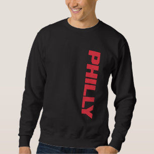 Moletom Vintage Philadelphia Hometown Pride Varsity Philly