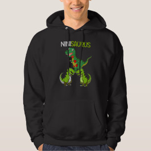 Moletom Vintage Retro 2 Crianças Ninisauro Dinossauro