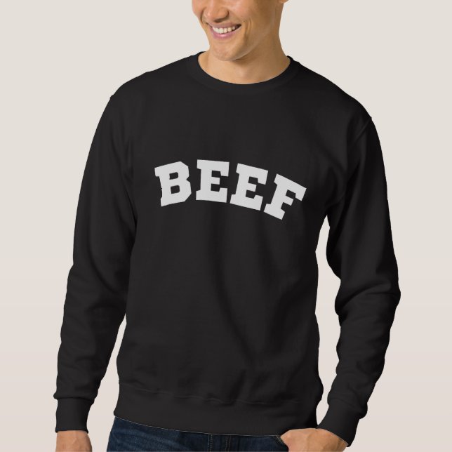 Moletom Vintage Retro Beef (Frente)