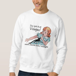 Moletom Vintage Retro Cartografia Art Girl