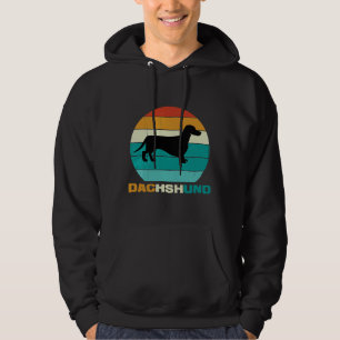 Moletom Vintage Retro Dachshund Para Amantes Dachshund
