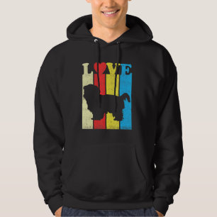 Moletom Vintage Retro I Love My Shih Tzu Dog Namorados
