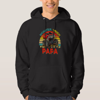 Moletom Vintage Retro Monster Truck Papa Driver do Pai