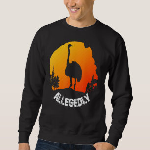 Moletom Vintage Retro Ostrich Alegadamente 1