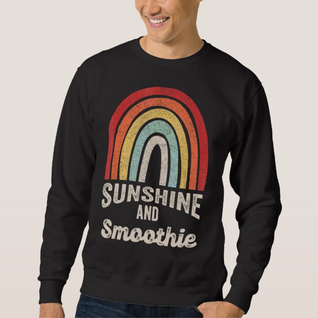 Moletom Vintage Retro Sunshine E Smoothie Summer 2 (Frente)