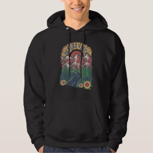 Moletom Vintage Sente Montanha Sunset Cactus Desert Vibes 