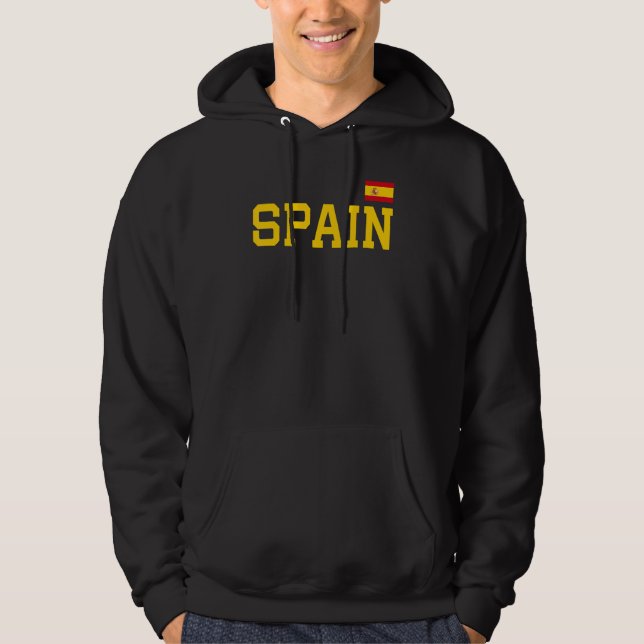 Moletom Vintage Spanish Flag Spain Pride Roots Heritage (Frente)