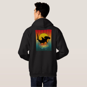 Moletom Vintage Sunset Hammerhead Shark