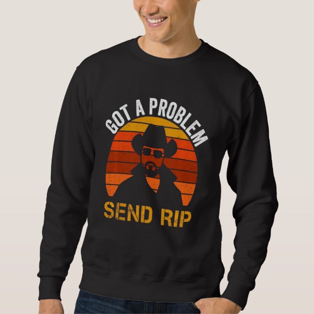 Moletom Vintage Trouble Send Rips Wheler (Frente)