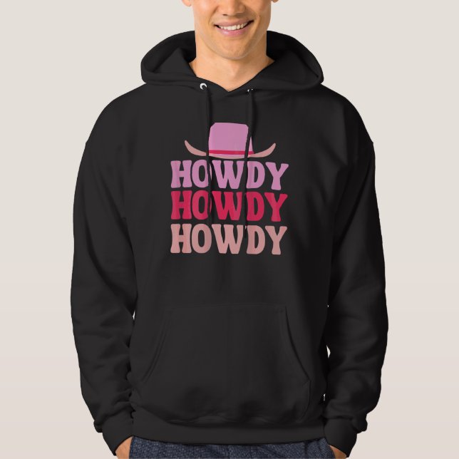 Moletom Vintage White Howdy Rodeo Oeste do Sul (Frente)
