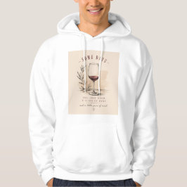 Moletom Vintage Wine Lover Shirt | Elegant Red Wine Design