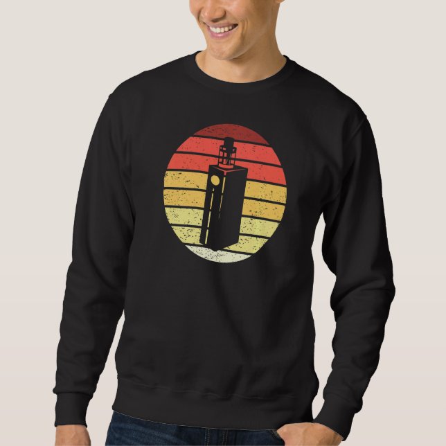 Moletom Vintagem do Estilo de Retro Vaping (Frente)