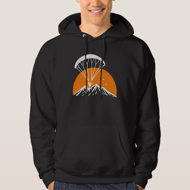 Moletom Vintagem retrô de paramotorização (Frente)