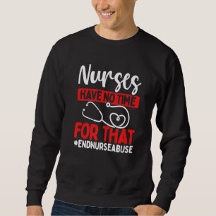 Moletom Violência na Enfermagem Não Tenho Tempo para Isso