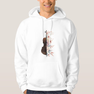 Moletom Violino com flores.