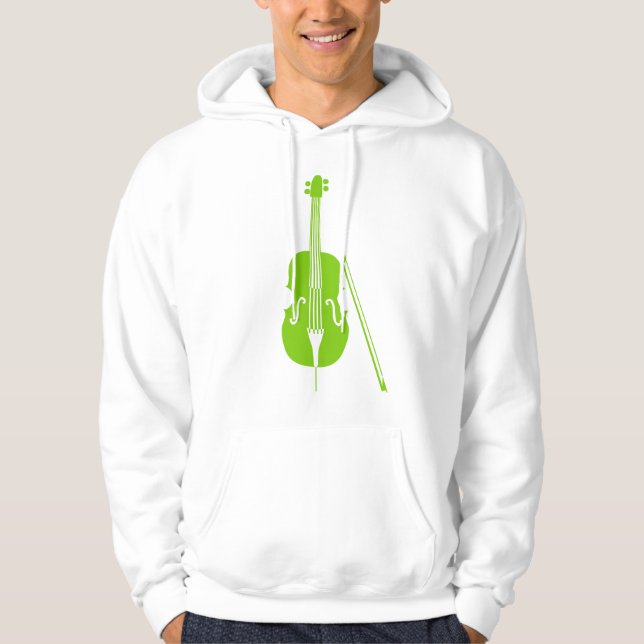 Moletom Violoncelo - Verde Martiano (Frente)