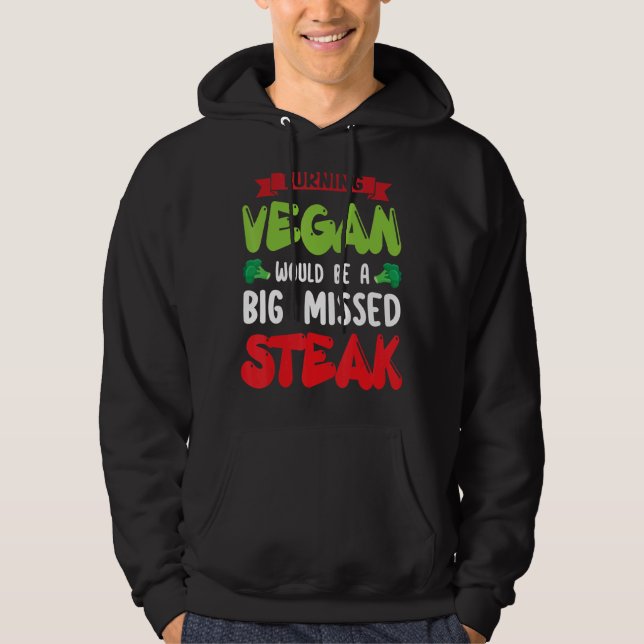 Moletom Virar Vegan Seria Uma Vegetariana De Cachorro Gran (Frente)