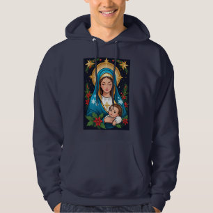 Moletom Virgem Católica Romana Cristã Maria Natal