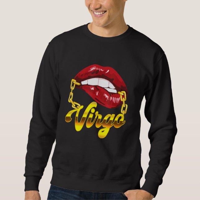 Moletom Virgo Zodiac - Sinal de Aniversário Horoscópio Ast (Frente)